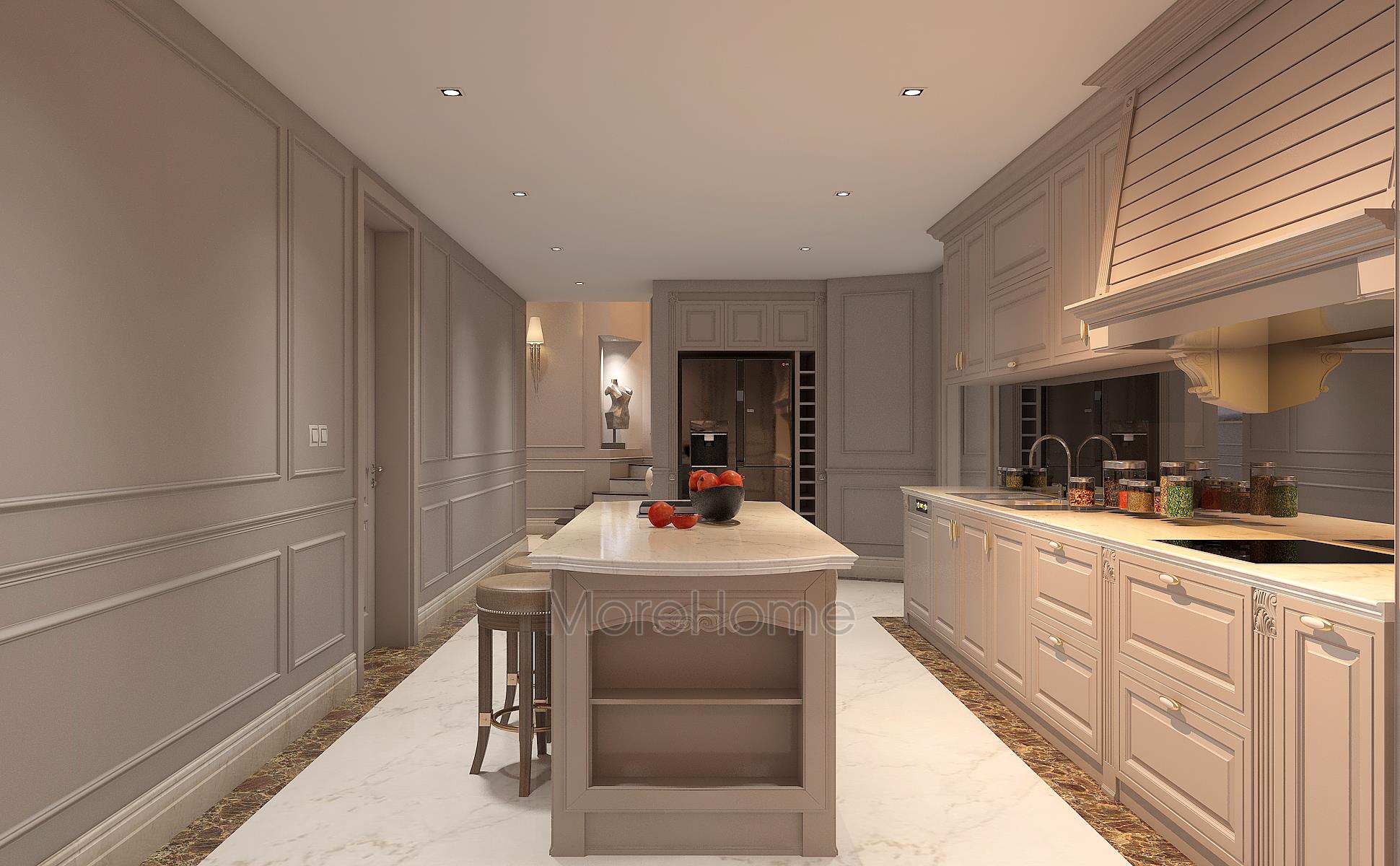  Thi công đá nhân tạo căn hộ cao cấp Keangnam